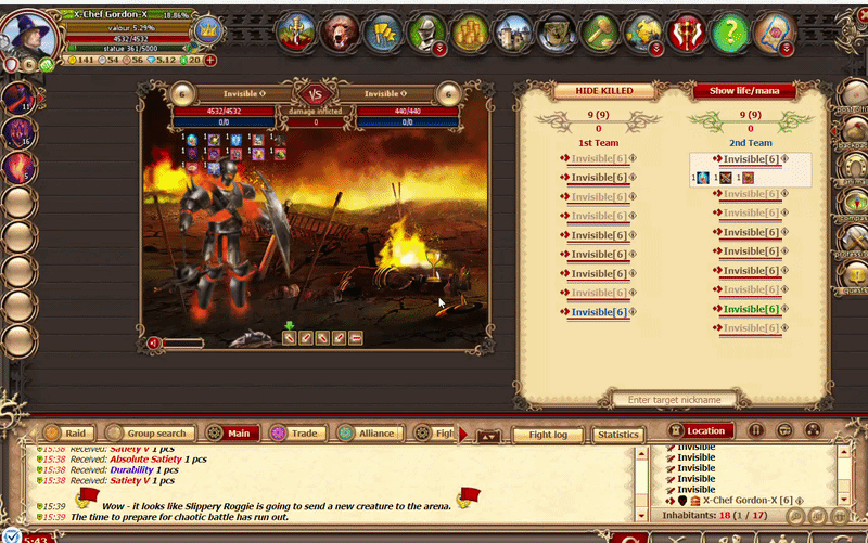 Combat Matrix Screenshot